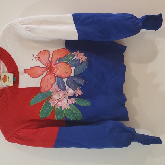 🌴Farm Rio Sweater👚 - Picture 6 of 6